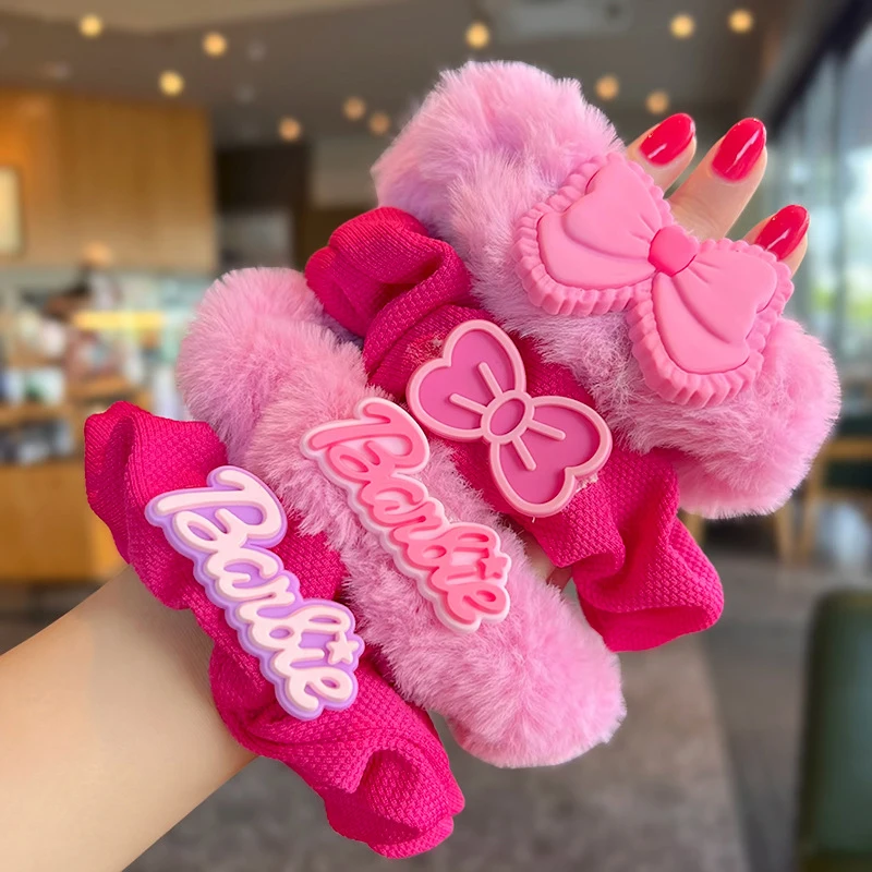 

Disney Princess Barbie Hair Rope Headband Women Sweat-absorbent Wrist Band Hand Rings Hair Ring Cosplay Girls Christmas Gifts