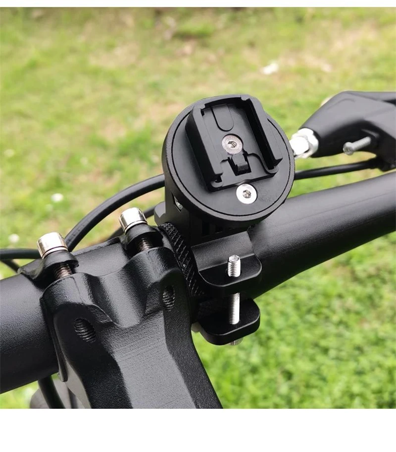 Mountain Bike Black Computer Mount IAMOK Handlebar Fixing Bracket For Garmin Bryton Cateye Computers Bicycle Accessories