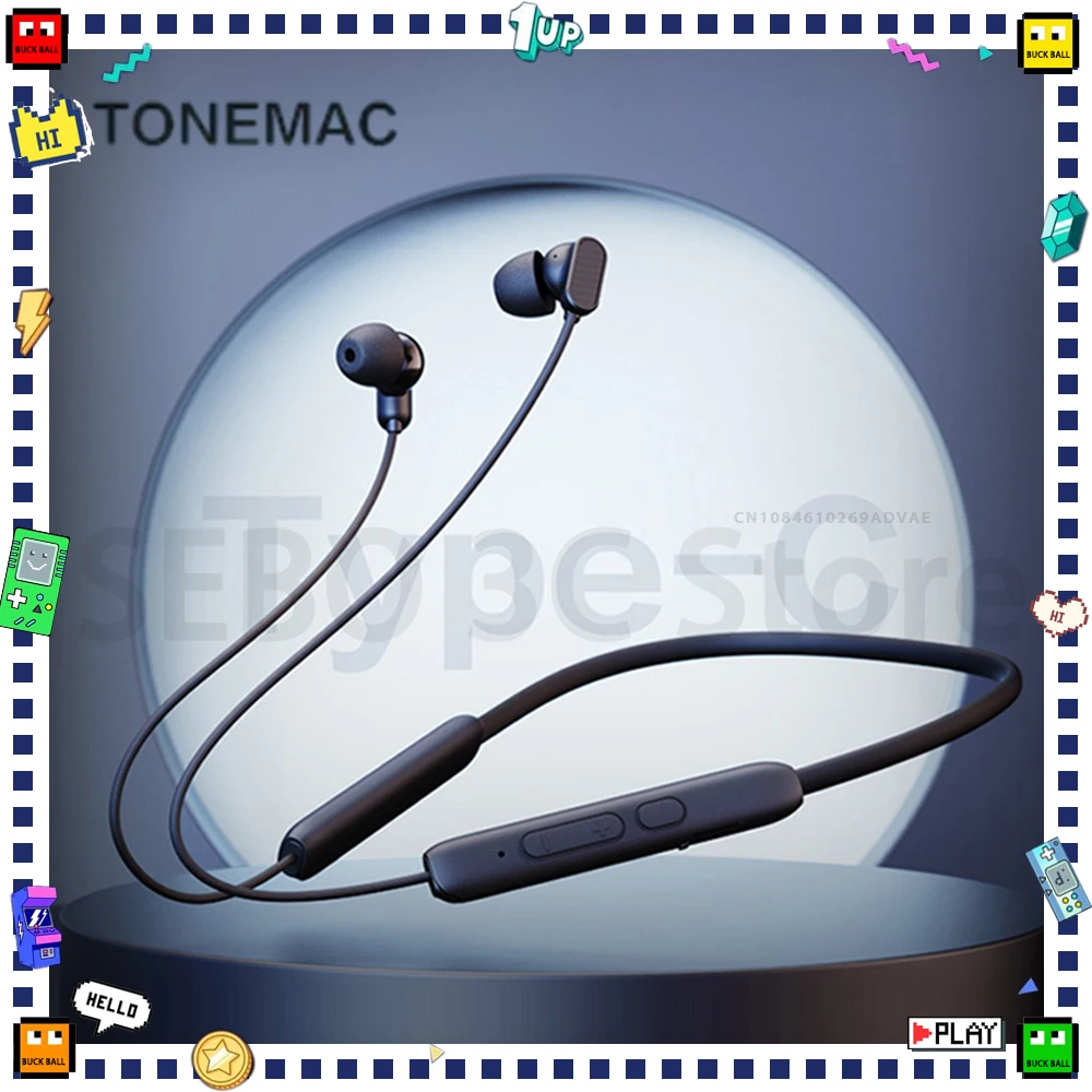 TONEMAC N18 беспроводные наушники шейный подвесной Тип длинный срок службы батареи