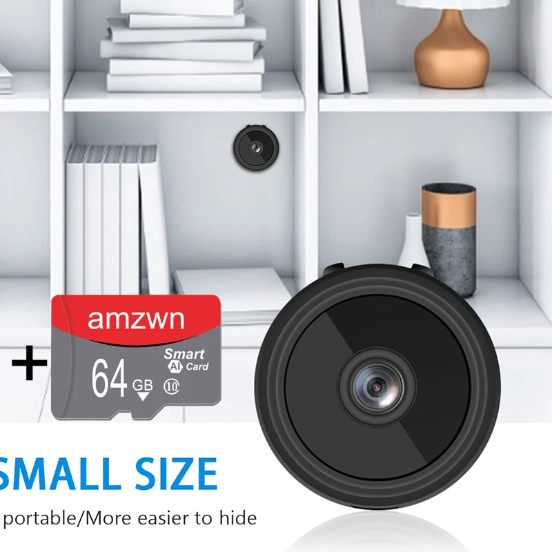 Мини-камера A9 1080P с ночным видением и датчиком движения |