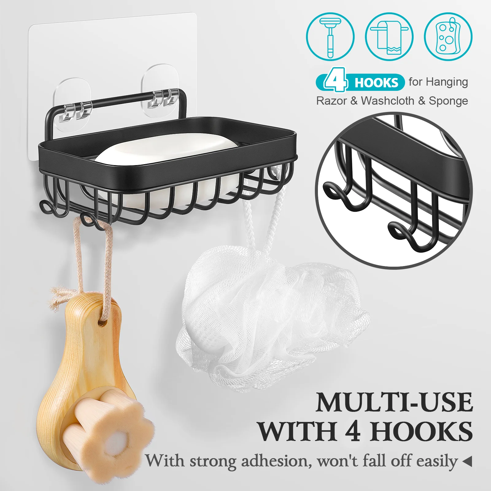 Держатель для мыла уменьшающий слиток лоток из нержавеющей стали губка