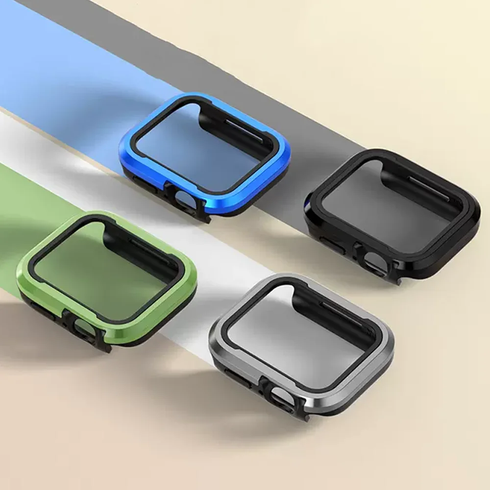 

Screen protector for Apple Watch Case Ultra 49mm Aluminum TPU Frame Apple watch series 8 7 6 5 4 SE 45mm 41mm 44mm 40mm cover