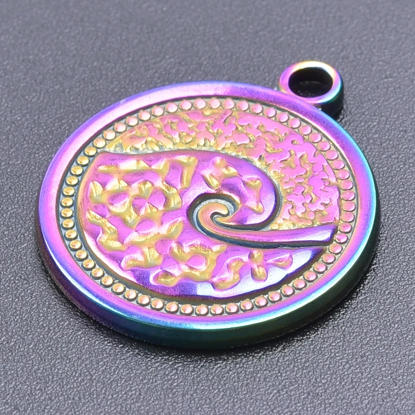 Круглые винтажные подвески в морском стиле 3 шт. изготовление ювелирных изделий