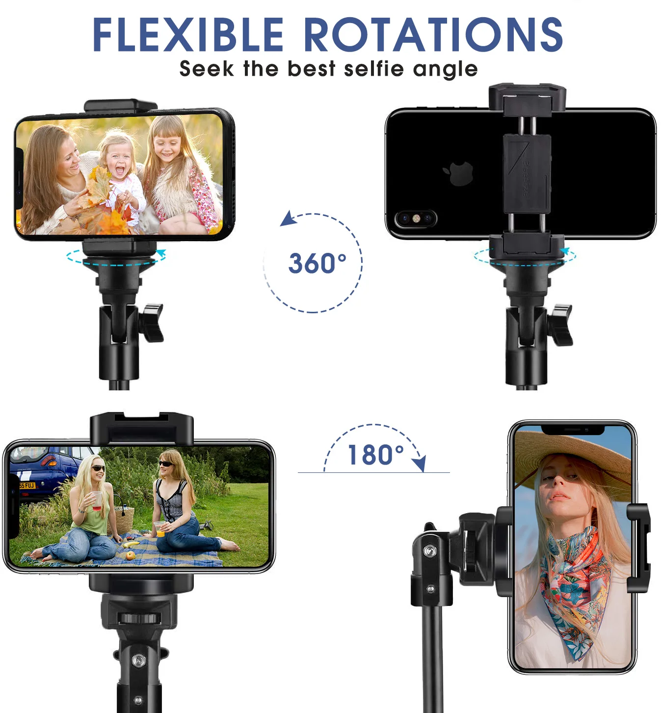 Универсальный штатив для телефона алюминиевая селфи-Палка с дистанционным