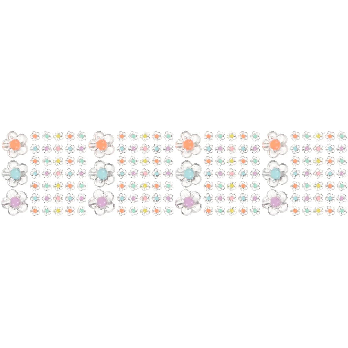 

Бусины из цветка сливы для изготовления ожерелья, браслет «сделай сам», акриловые аксессуары для волос, свободные украшения, Очаровательное украшение