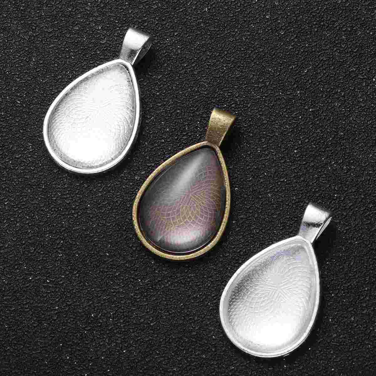 

Pendant Bezel Tray Blank Jewelry Diy Setting Glass Oval Base Stainlessmaking Steel Dome Blanks Tiles Earring Frame Settings