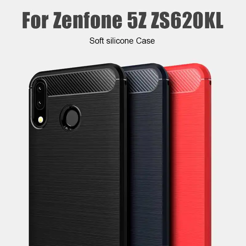 

Mokoemi Shockproof Soft Case For Asus Zenfone 5z ZS620KL Phone Case Cover