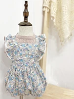 baby girls romper summer lace ruffles strap jumpsuit for princess girl costumes children outfits overalls