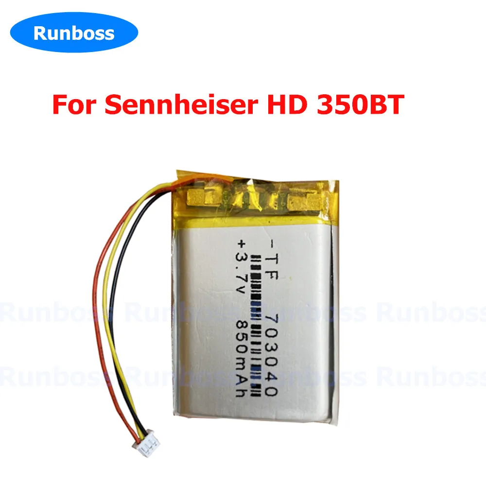 Сменный аккумулятор для гарнитуры Sennheiser HD 350BT HD350BT 3 7 в 850 мАч