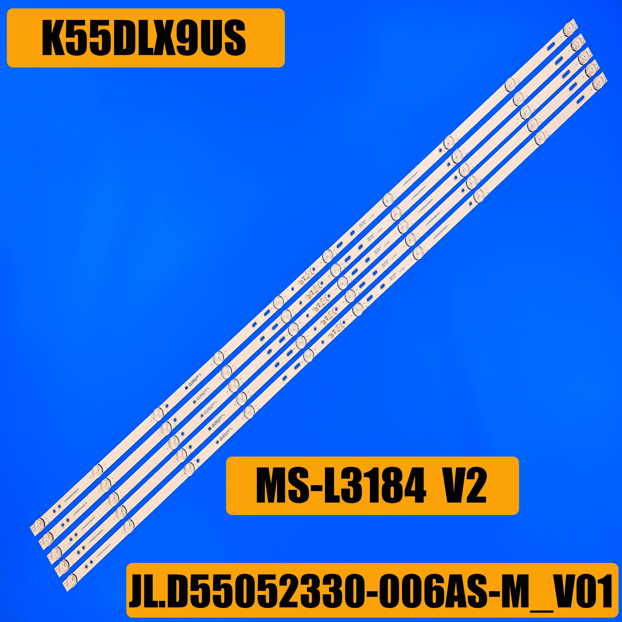 Светодиодный Backlight strip 10 Lamp for ST - 5540US MS - L3184 V2 JL.D550 52330 - 006AS - M  V01 55Z1 TD SYSTEM K55DLX9US SJ.CX.D5500802 - 2835KS - M