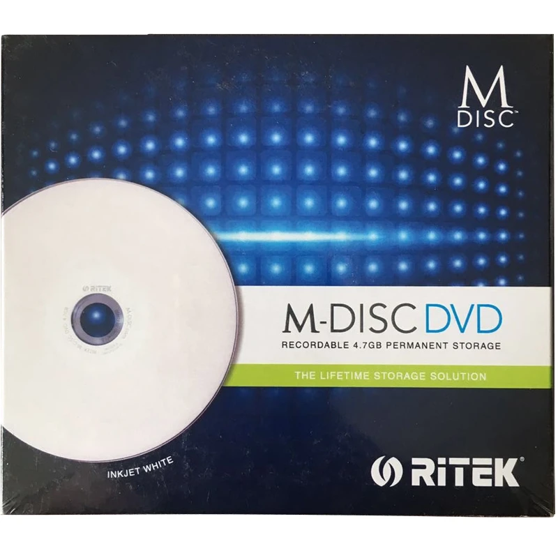 6 шт. Ritek MDisc DVD R 4 7 ГБ