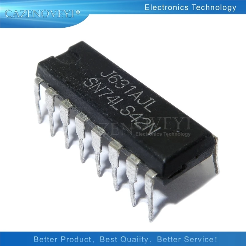 10 шт./лот SN74LS42N 74LS42N HD74LS42P HD74LS42 74LS42 74LS42P DIP-16