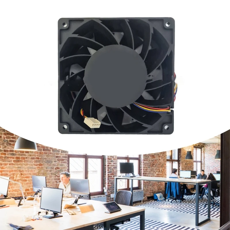 

Cooler Fan For Frequency Converter F12038Z40D024-SM100 24V 1.0A 120mmx120mmx38mm P9JB