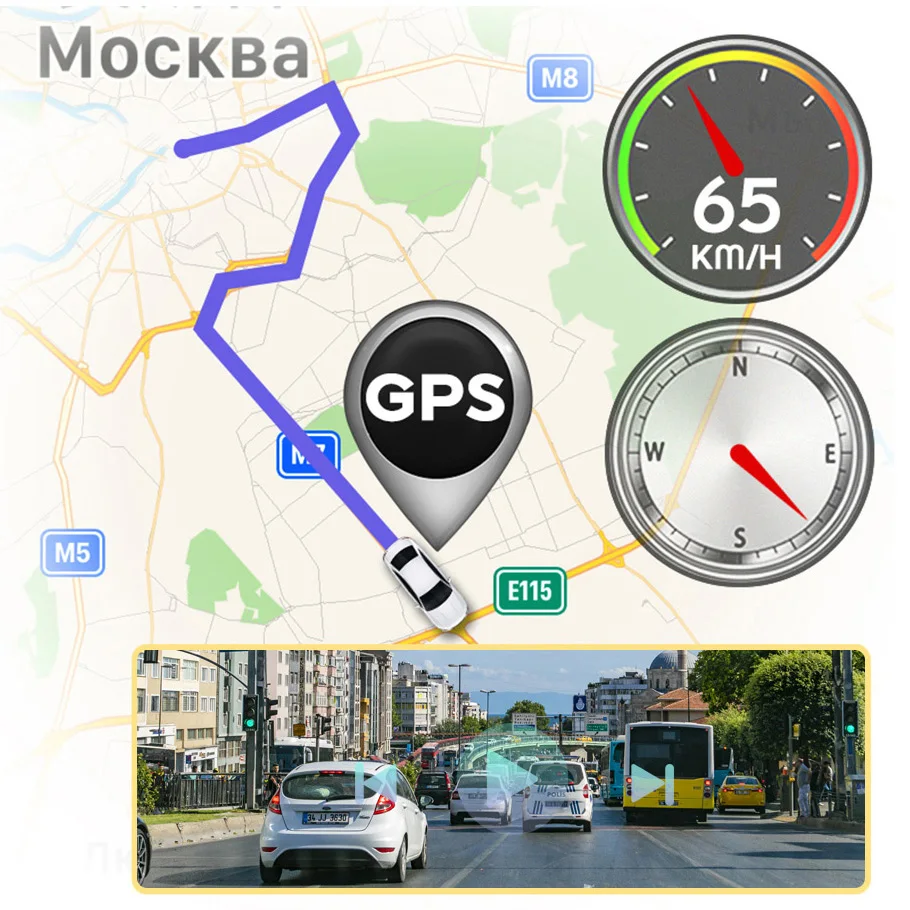 $62.70 Dash Cam 4K Video Recorder Smart 4