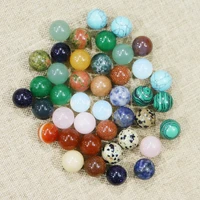 no hole 12mm loose gem stone round ball craft display items natural beads diy collections price jewelry accesory wholesale 50pcs