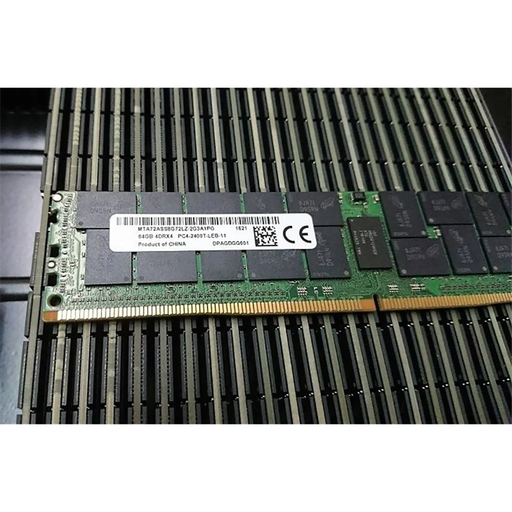 

1PCS MTA72ASS8G72LZ-2G3 For MT RAM 64G 64GB DDR4-2400 4DRX4 LRDIMM Server Memory Fast Ship High Quality