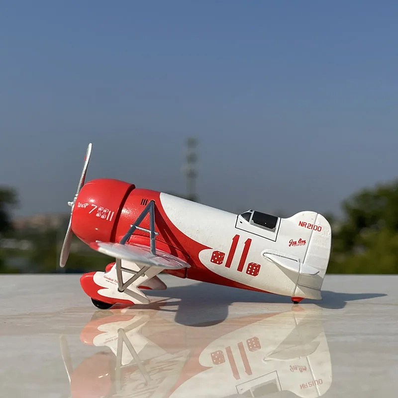 

Diecast Metal Alloy 1/75 Scale GEE BEE R-1 Classic Aircraft Plane Airplanes Model Toy For Collection