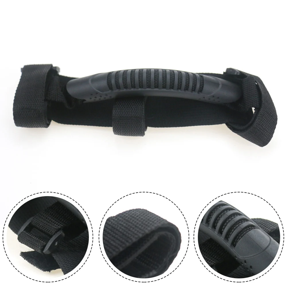 

Skateboard Braces Hand Carry Strap Strong Hook 20x18x2cm Black Canvas + ABS Convenient Loop Fastening Brand New