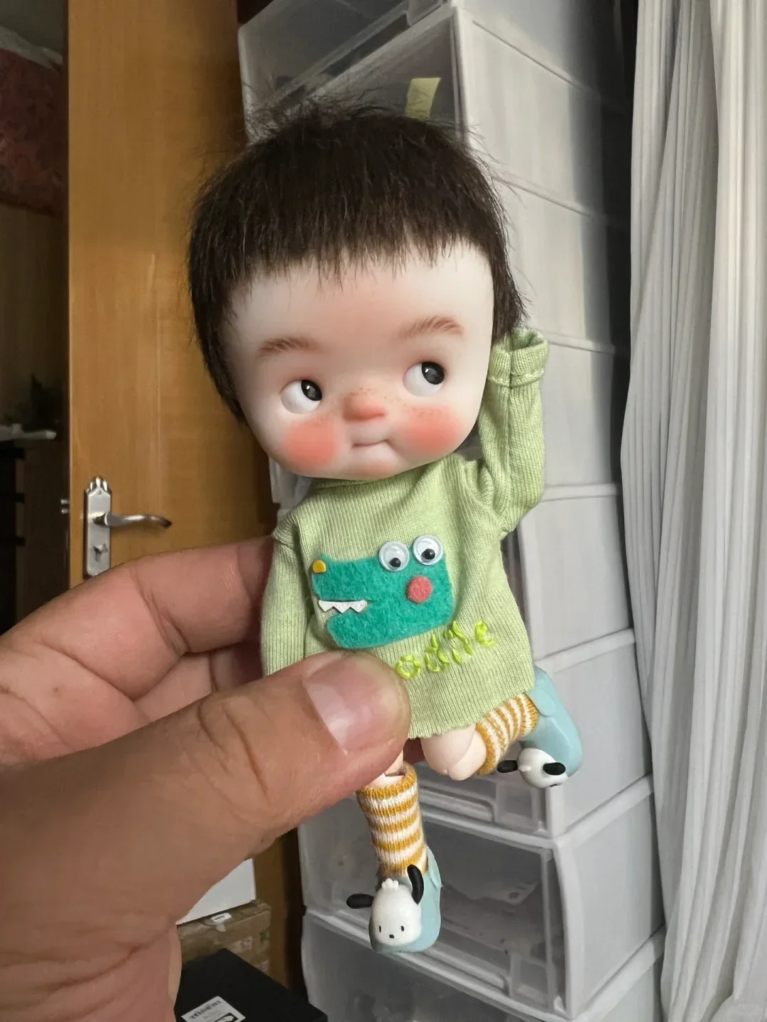 Новые куклы BJD SD 1/12 12 см ручные для мальчиков и девочек Recast qbaby OB11 размер нюдовая