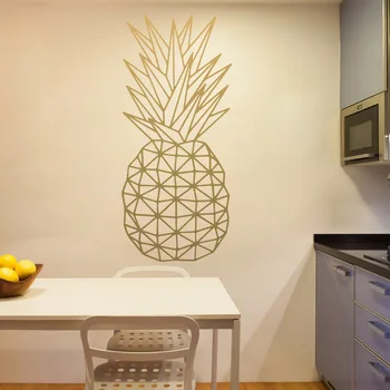 Pineapple Wall Sticker Glasses pineapple Wallpaper Home Decoration Wall Sticker vinyl Stickers Art Decoration Home Decor Y5389