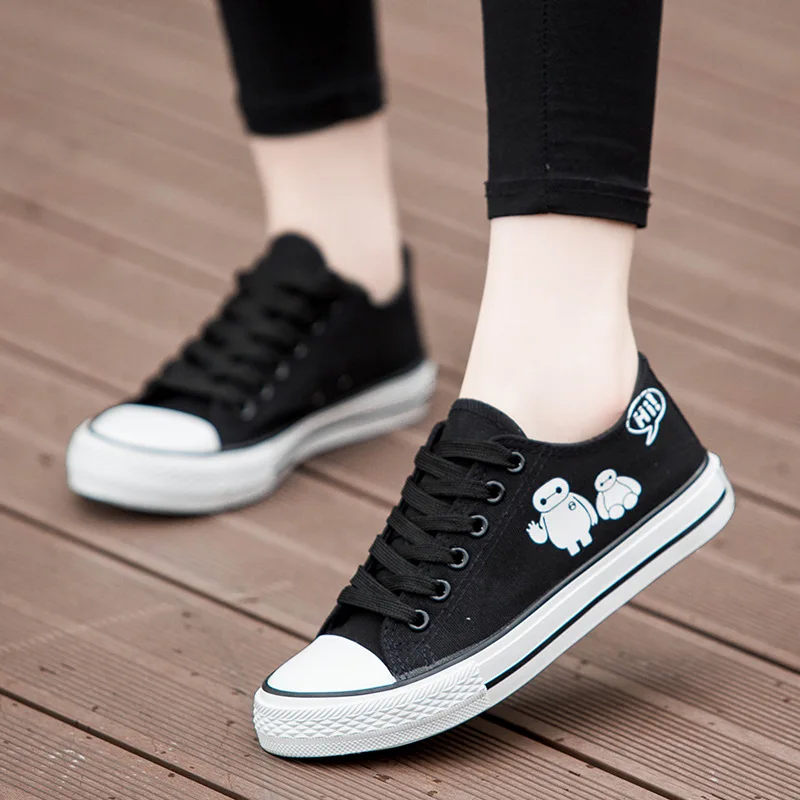 Кеды мужские из денима Вулканизированная подошва на шнуровке холщовые кроссовки