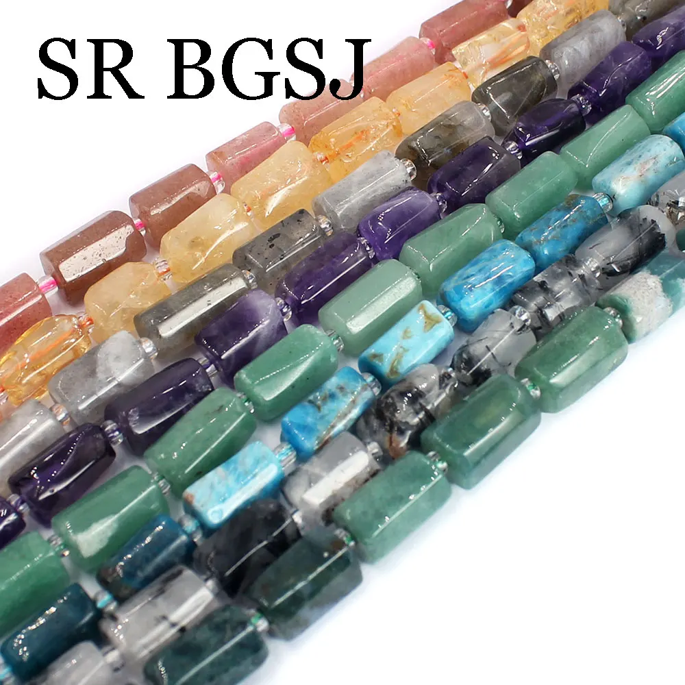 Колонна Из Натурального апатита и нефрита 8-10 мм 15 дюймов