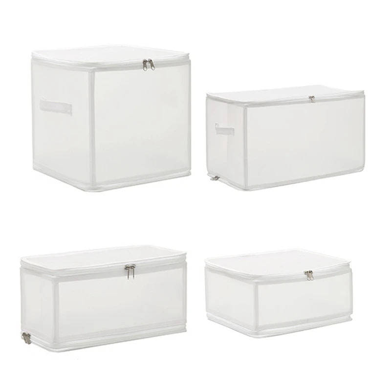

PP Plastic Storage Boxes Clothes Sundries Sorting Storage Bin Organisation Cosmetic Toys Quilt Dust-Proof Storage Bags