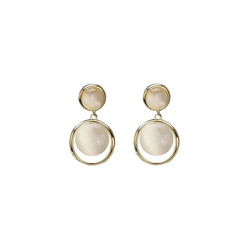

Korean Fashion Zircon Crystal Cross Women Stud Earrings Sweet and Romantic Female Piercing Dangle Earrings Party Jewelry