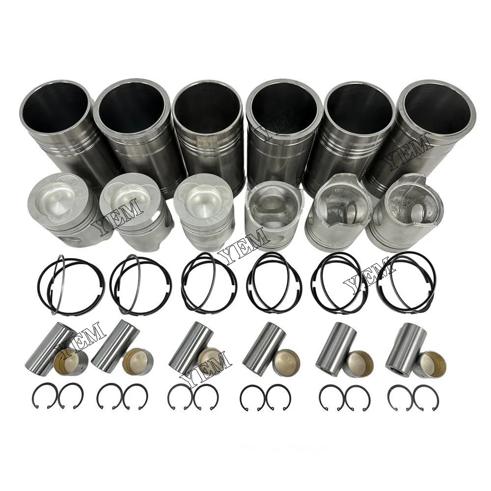 Набор гильз цилиндра 6D22 с поршневым кольцом совместимым двигателем MITSUBISHI.