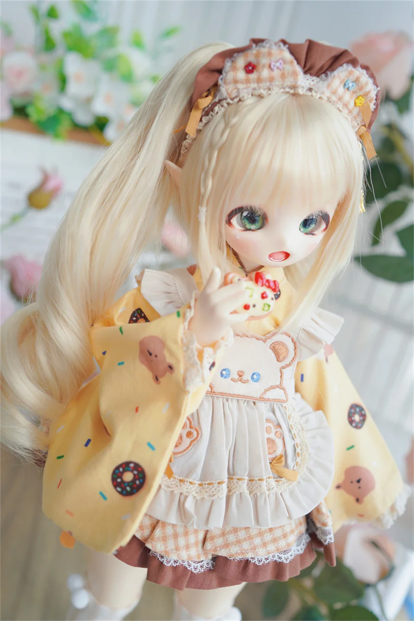 Новые SD BJD куклы 1/4 уши эльфа молочный кот вампир аниме девушка эльф игрушка DIY рот