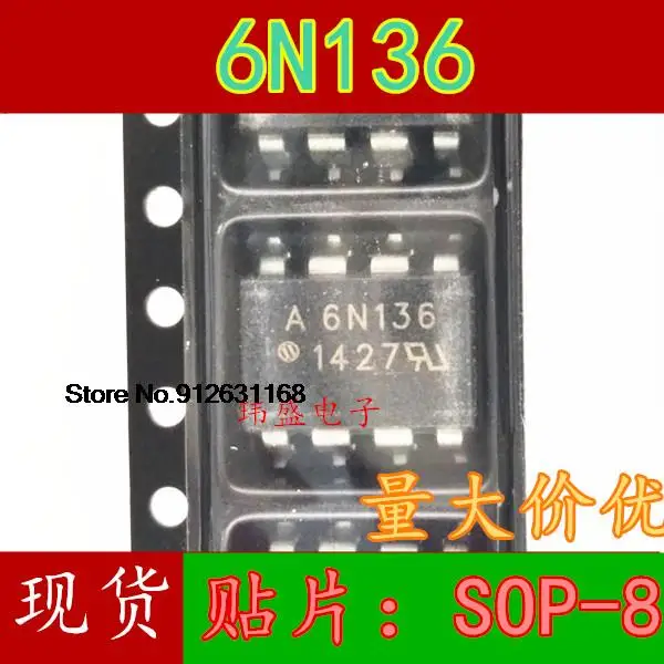 

20PCS/LOT A6N136 F6N136 6N136 SOP-8 ic