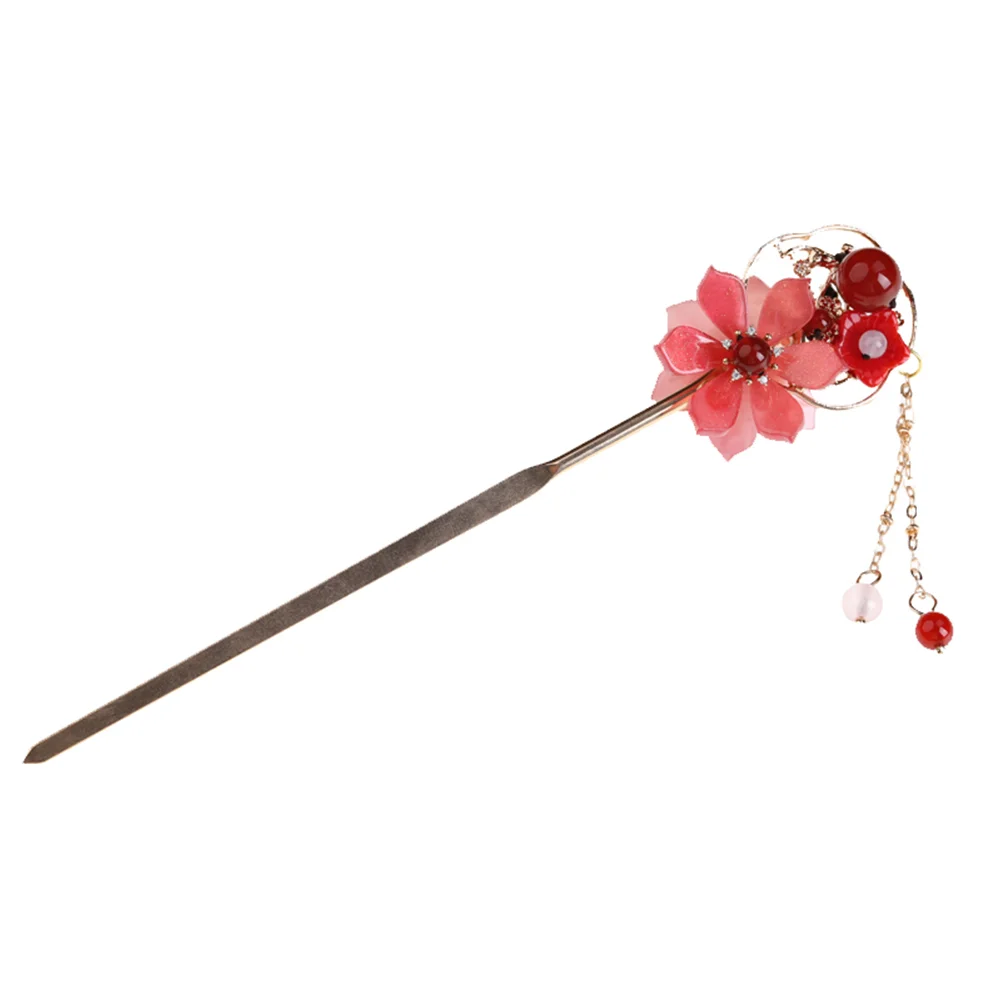 

Floral Hair Fork Hair Stick Pin Retro Style Hairpin Hair Decoration