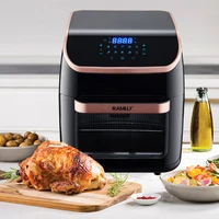 electric 12l 1700w air fryer food bbq oil free low fat roasting baking frying multifunction hot oven convection air fryer
