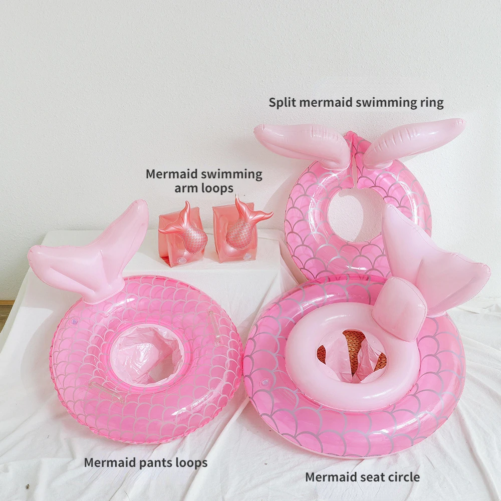 Детское кольцо для плавания в виде русалки Детская модель Детские утолщенные