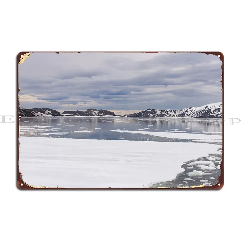 

Металлический фотографический настенный плакат whaler Bay Antarctica
