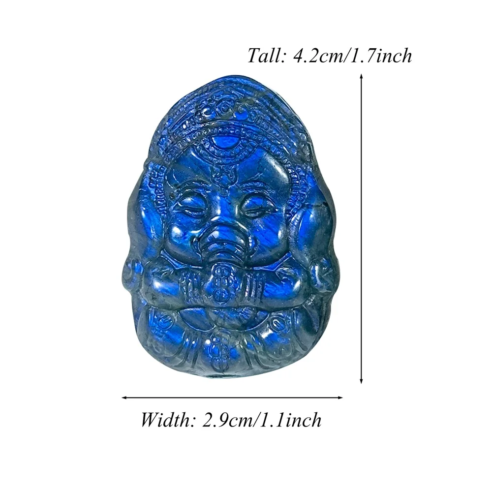 

Лабрадорит XINCHEN, ручная резьба, двустороннее отражение