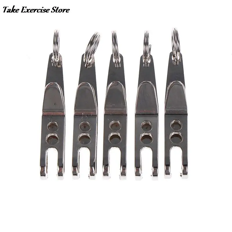 

5 шт./партия, карабин с кольцом для ключей, из нержавеющей стали