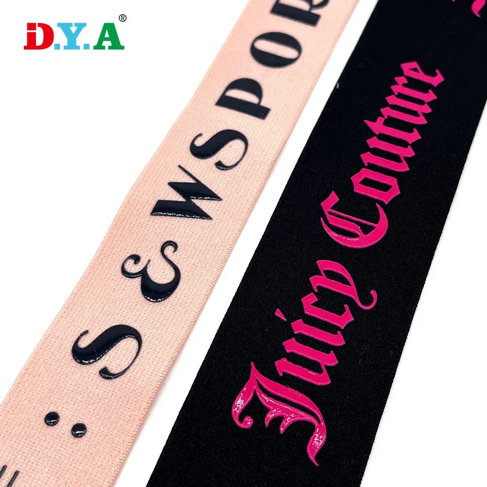 Жаккардовая лента с логотипом Нескользящая силиконовая для печати товары