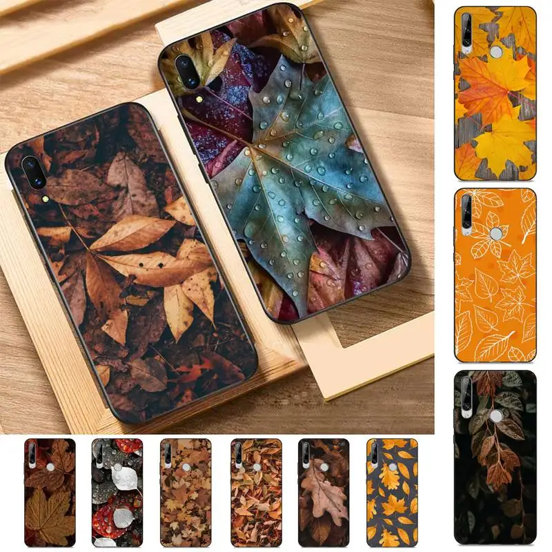 

Autumn leaves fall Phone Case for Huawei Y 6 9 7 5 8s prime 2019 2018 enjoy 7 plus