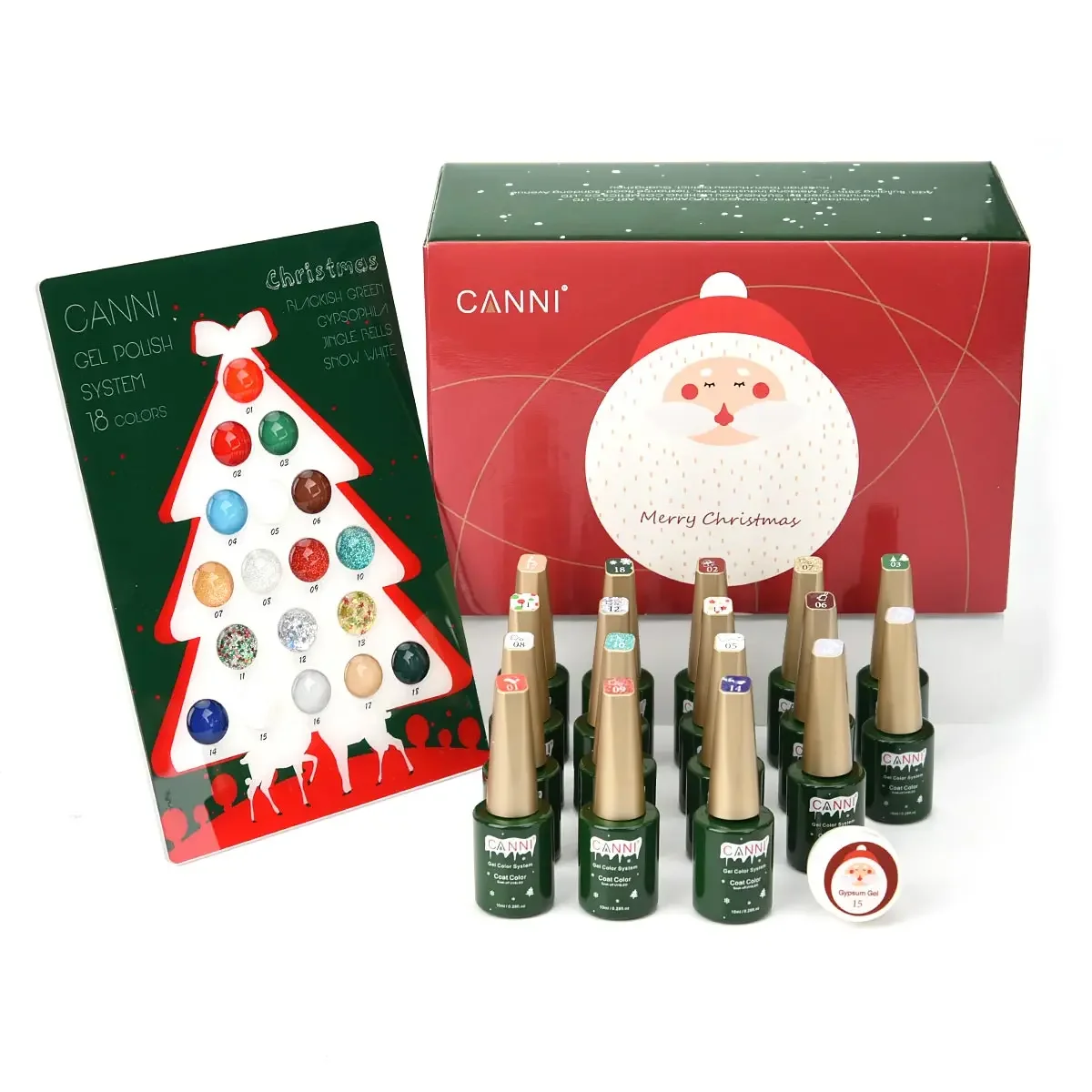 

CANNI, новый год, Рождество, Гель-лак для ногтей, подарочный набор, 10 мл, лак для ногтей, Гель-лак для девушки, подруги, УФ, быстрое удаление замачиванием, набор гель-лаков для ногтей