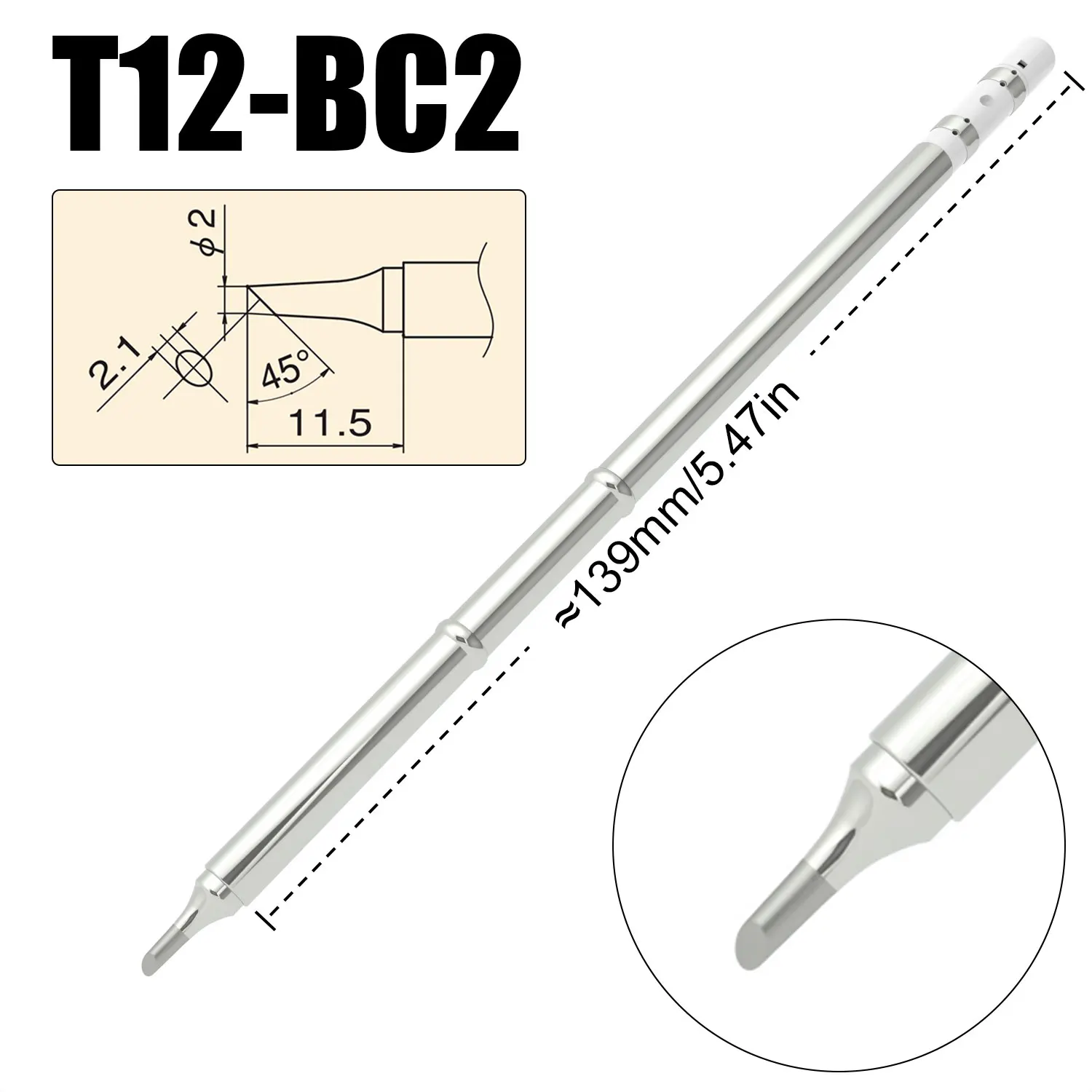 

Паяльное жало серии T12 для Hakko FX951 FX-950 BK969D FM-2027 T12, универсальное сварочное жало, не FM65 T65 SH72