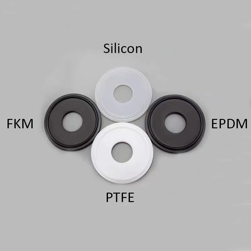 Три зажима, ПТФЭ силиконовая прокладка EPDM/FKM/VITON/ Homebrew Solft, прокладка трубопровода