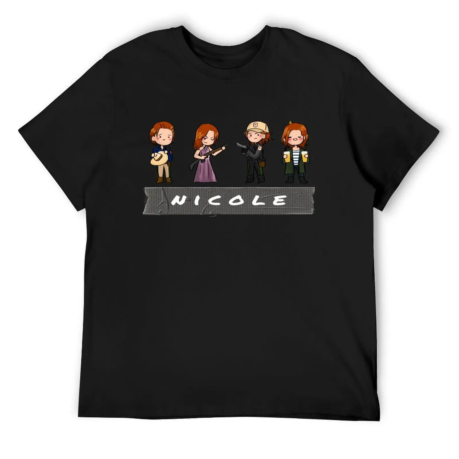 Футболка Nicole Haught Duck Tape футболки с рисунком рэпера для мальчиков белые таможенным