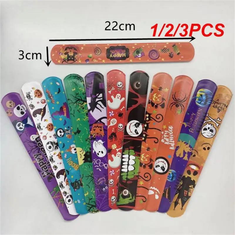

1/2/3PCS 2023 New Halloween Bracelet Clapping Circle Childrens Party Supplies New Ghost Festival Pumpkin Clapping Circle Wrist