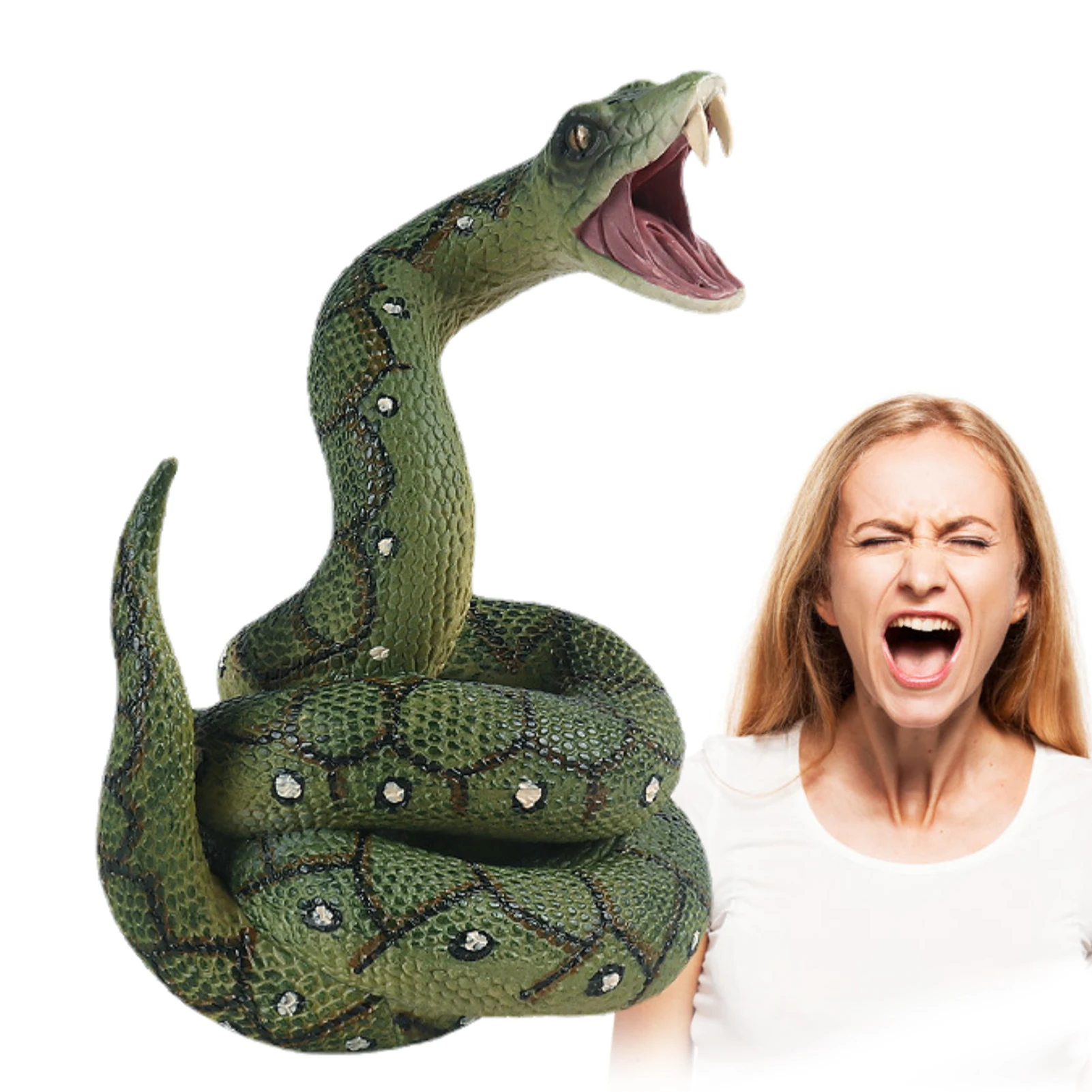 

Realistic Fake Snake Spooky Fake Snake Model Fake Snake Toys Pythons Model For April Fool Day Halloween Party Decoration Fun