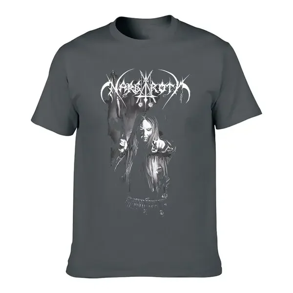Черная футболка для Meettal Band надпись Nargaroth