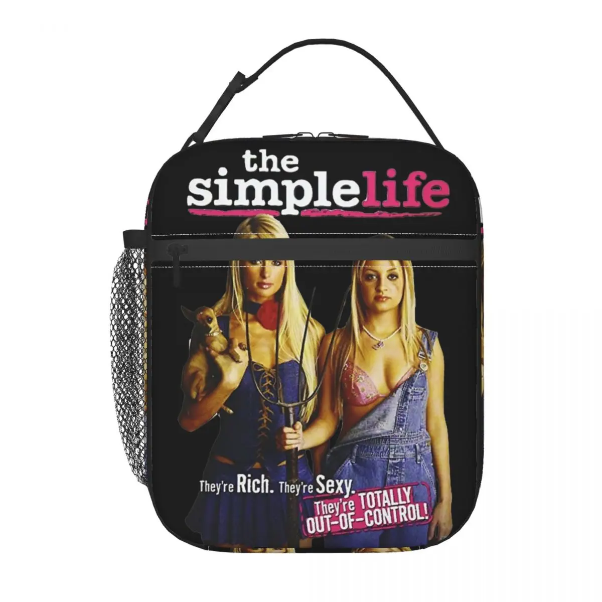 Изолированный Ланч-бокс Paris Hiltons The Simple Life Париж и Николь пакет для хранения еды