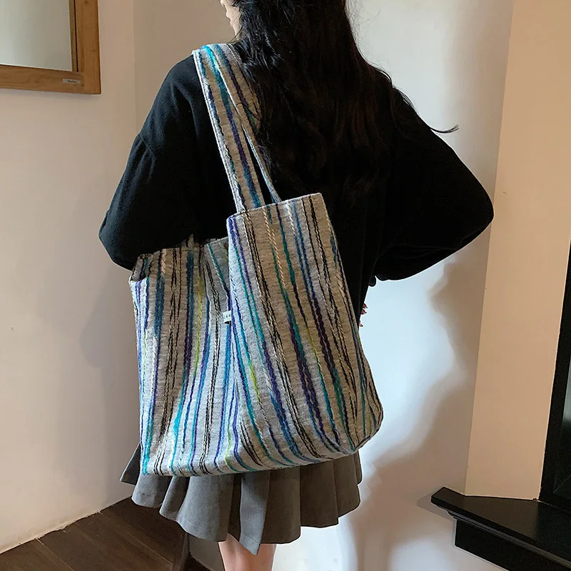 CGCBAG Fashion Designer Canvas Tote Bags For Women Lage Capacity Shoulder Bag 2023 Casual Commuting Female Handbags Shopper