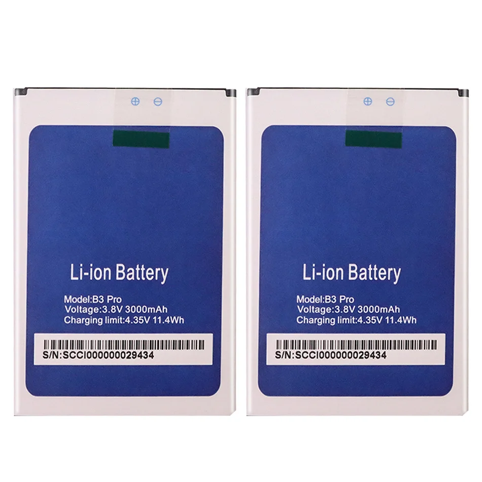

Mobile Phone Battery 3000mAh For HOMTOM B3 Pro B3pro