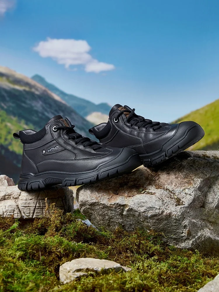 Мужская обувь Hot Air 24 новая зимняя мужская модная теплая повседневная на флисовой